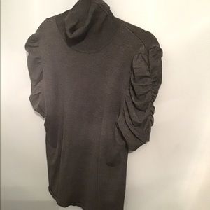 NWOT ruffled sleeve sweater